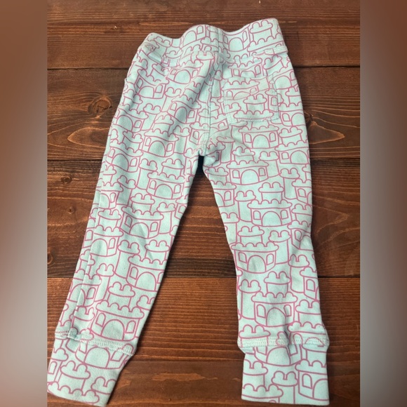 Pact Organic Cotton Baby Pants SZ 12-18 months cuff ankle Castle Daniel Tigers - Picture 5 of 5